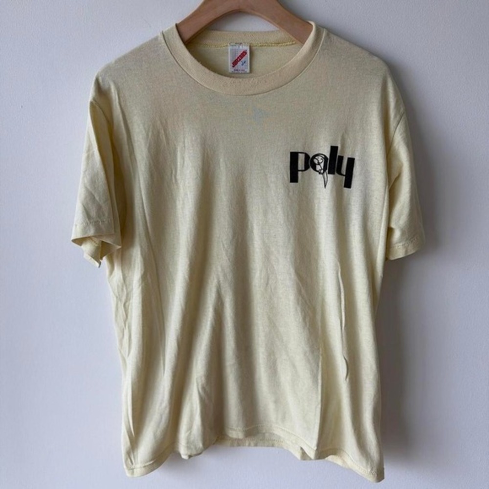 Vintage made-in-USA Poly graphic tee